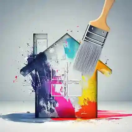 اصباغ وديكورات حديثة